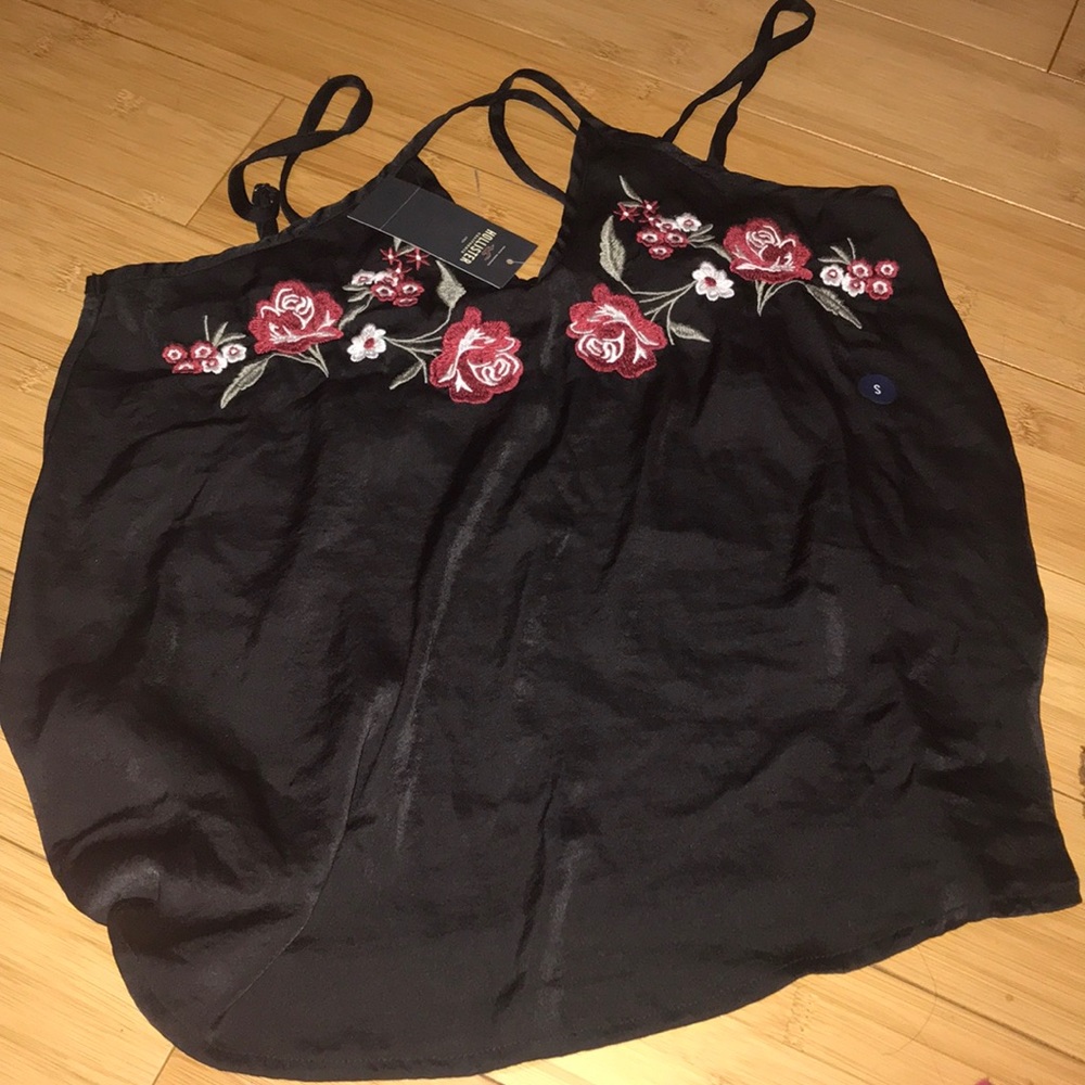 Hollister Embroidered tank top